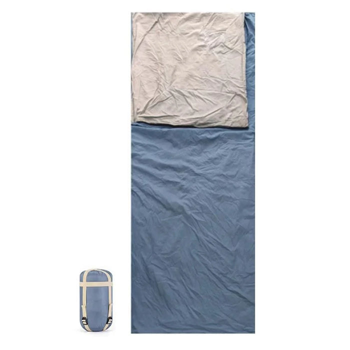 190 x 75cm Ultralight Adult Envelope Sleeping Bag for Outdoor Camping Travel Mountaineering - Blue - 1