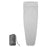 QUNATURE 600178 Sleeping Bag Liner 215x80cm Portable Travel Sheet Dustproof Warm Inner for Camping - Light Gray - 1