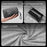 QUNATURE 600178 Sleeping Bag Liner 215x80cm Portable Travel Sheet Dustproof Warm Inner for Camping - Light Gray - 7