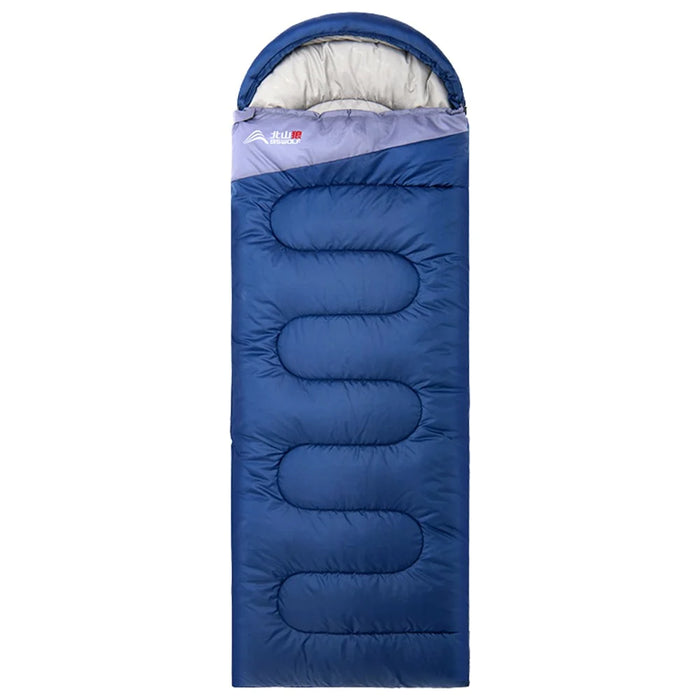 BSWOLF BSW-SL065 1KG Sleeping Bag Body Protection Sleeping Cover Backpacking Sleeping Bag Comfortable Camping Gear - Navy Blue - 1
