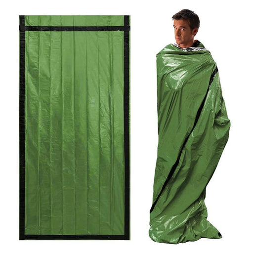 LUCKSTONE First Aid Emergency Sleeping Bag Keep Warm Portable Survival Gear for Outdoor Camping Hiking - 1