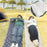 Camping Mattress Sleeping Mat Built-In Foot Pump Inflatable Sleeping Pad - Blue - 2