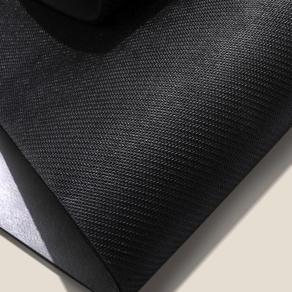 MEILEER 1.5mm Thickness Suede+Rubber Yoga Mat Foldable Fitness Exercise Pilates Anti-skid Floor Pad - Flower - 3