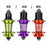 ZTTO DR290 1 Pair MTB Bicycle 8-13 Speed Disc Brake Hub 32 Holes 6 Pawls Thru Axle Bike Disc Brake Hub - Black HG - 2