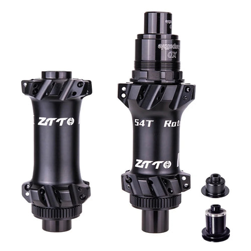 ZTTO M1 Aluminum Alloy 1 Pair MTB Bicycle Hub 28 Holes 54T Ratchet Freehub Hub - XD - 1