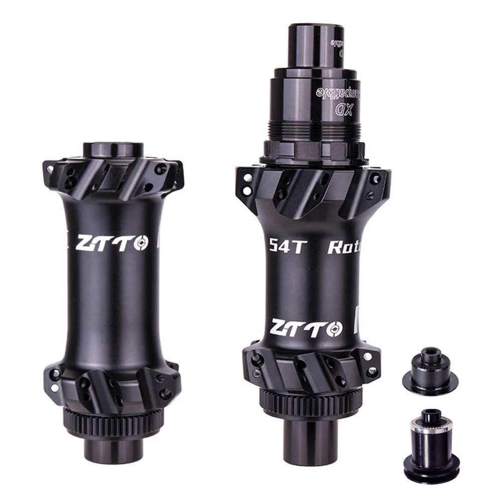 ZTTO M1 Aluminum Alloy 1 Pair MTB Bicycle Hub 28 Holes 54T Ratchet Freehub Hub - XD - 1