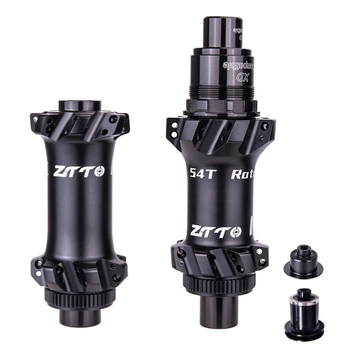ZTTO M1 Aluminum Alloy 1 Pair MTB Bicycle Hub 28 Holes 54T Ratchet Freehub Hub - XD - 1