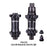 ZTTO M1 Aluminum Alloy 1 Pair MTB Bicycle Hub 28 Holes 54T Ratchet Freehub Hub - XD - 6