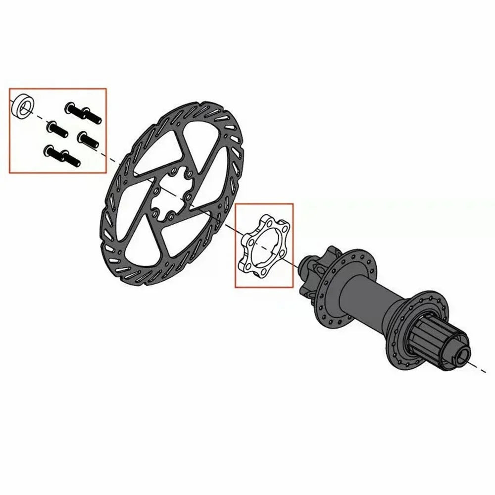 ZTTO 142148 Bicycle Bottom Bracket Spacer Aluminium Alloy Flywheel Hub Washer Bicycle Hub Conversion Washer - 100x15 to 110x15 - 3