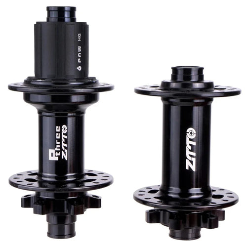 ZTTO P3boost 1 Pair Aluminum Alloy MTB Bicycle Front and Rear Wheel Hubs Bike Repair Parts - Black / HG - 1