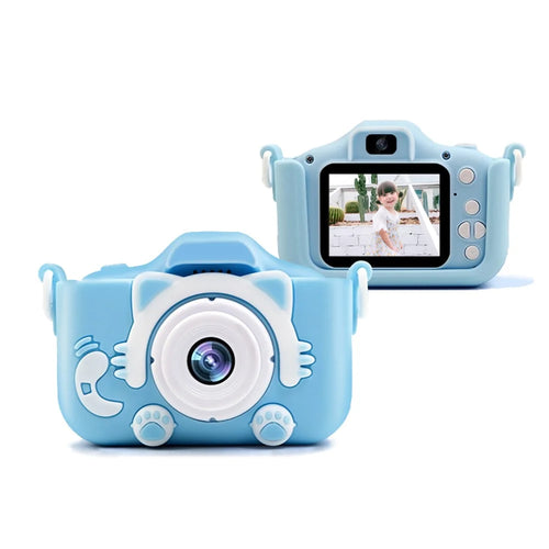 X2C 2.0 inch Screen Kids Digital Camera 1080P Video Photo Game Children's Camera with 400mAh Battery - Blue - 1