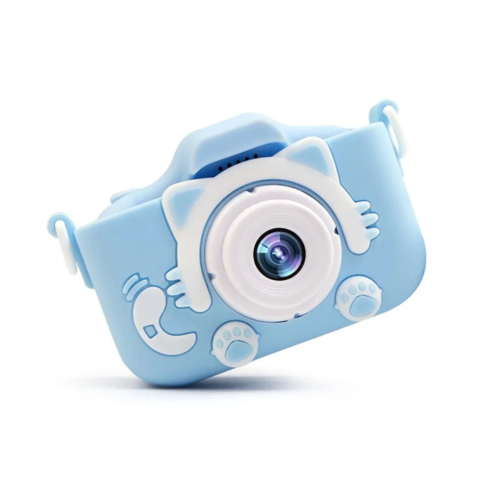 X2C 2.0 inch Screen Kids Digital Camera 1080P Video Photo Game Children's Camera with 400mAh Battery - Blue - 2