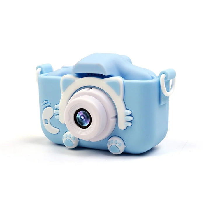 X2C 2.0 inch Screen Kids Digital Camera 1080P Video Photo Game Children's Camera with 400mAh Battery - Blue - 3