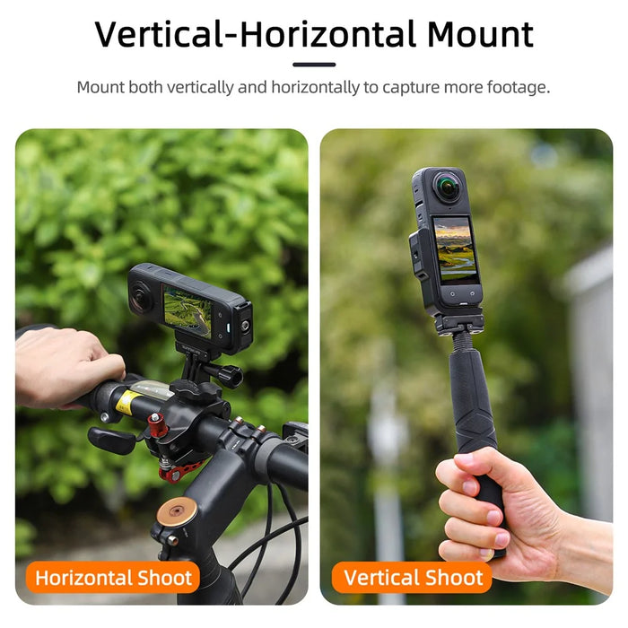 SUNNYLIFE X4-ZJ826 For Insta360 X4 L-Shaped Horizontal and Vertical Shooting Mount Bracket Stand Holder - 3