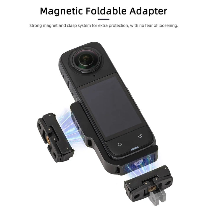 SUNNYLIFE X4-ZJ826 For Insta360 X4 L-Shaped Horizontal and Vertical Shooting Mount Bracket Stand Holder - 4