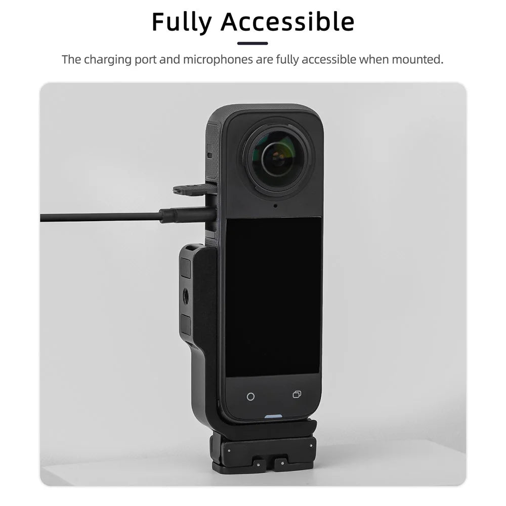 SUNNYLIFE X4-ZJ826 For Insta360 X4 L-Shaped Horizontal and Vertical Shooting Mount Bracket Stand Holder - 7