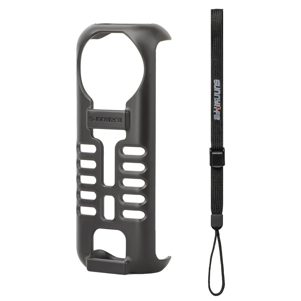 SUNNYLIFE X4-SD813 For Insta360 X4 Case Graphene Thermal Conductivity Protector Cover with Anti-Lost Strap - 2
