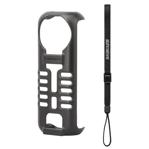 SUNNYLIFE X4-SD813 For Insta360 X4 Case Graphene Thermal Conductivity Protector Cover with Anti-Lost Strap - 2