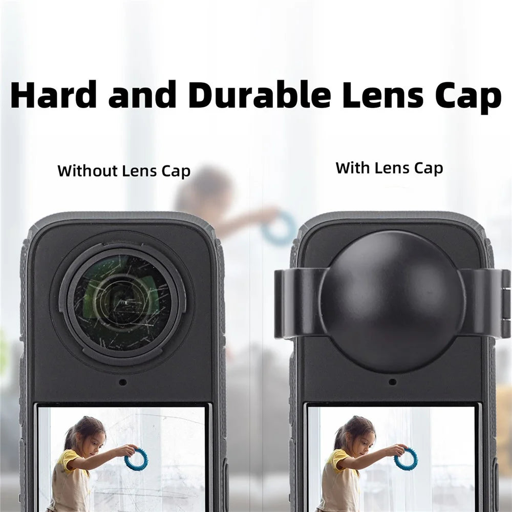 SUNNYLIFE X4-G810 For Insta360 X4 Camera Lens Protector Anti-Scratch Cover Sleeve Case (Buckle Design) - 4