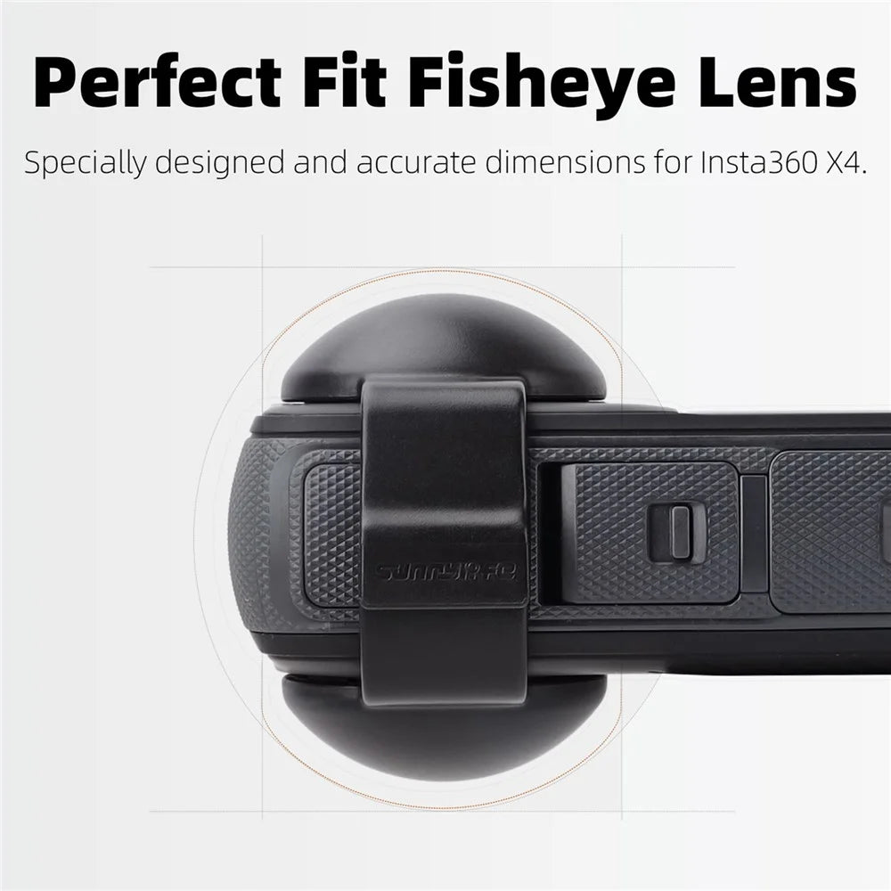 SUNNYLIFE X4-G810 For Insta360 X4 Camera Lens Protector Anti-Scratch Cover Sleeve Case (Buckle Design) - 5