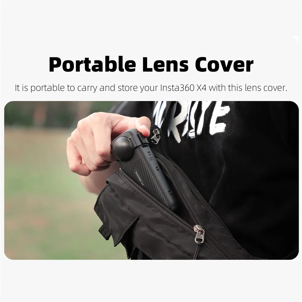 SUNNYLIFE X4-G810 For Insta360 X4 Camera Lens Protector Anti-Scratch Cover Sleeve Case (Buckle Design) - 7
