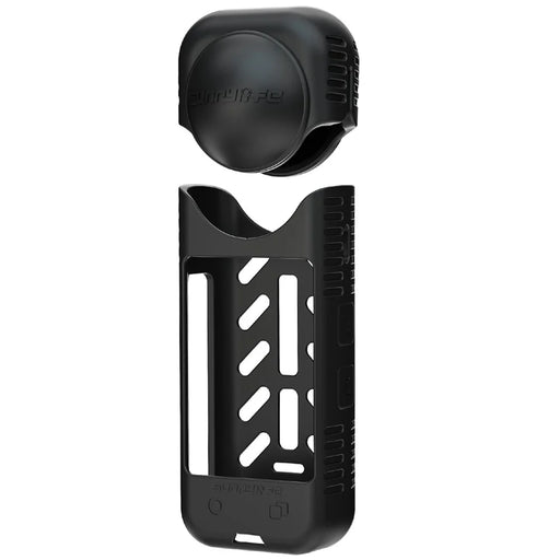 SUNNYLIFE X4-BHT818 For Insta360 X4 Silicone Protective Case Camera Sleeve with Lens Cap Cover - Black - 1