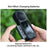 SUNNYLIFE X4-BHT818 For Insta360 X4 Silicone Protective Case Camera Sleeve with Lens Cap Cover - Black - 6