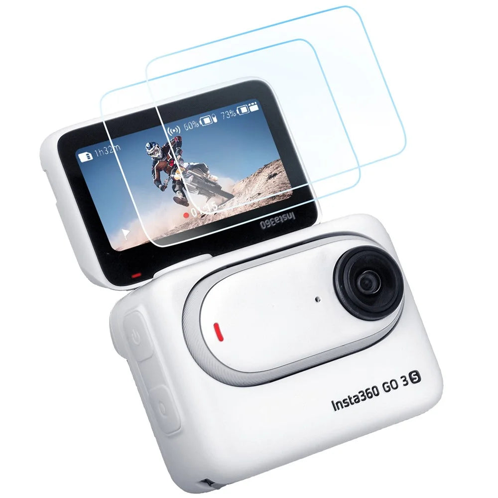 SUNNYLIFE G3S-BHM829 2Pcs for Insta360 GO 3 / GO 3S Camera Screen Protector Tempered Glass Film - 1