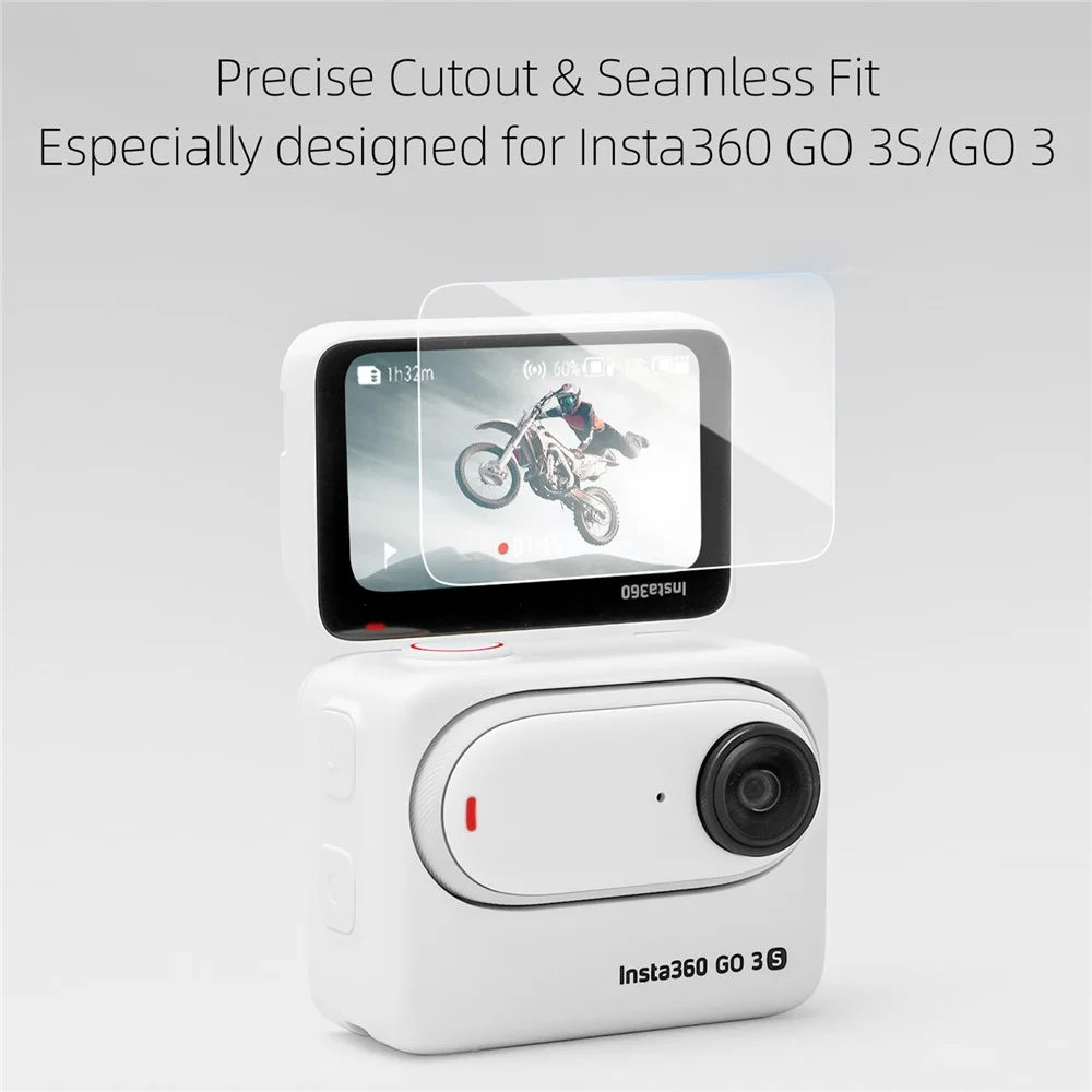 SUNNYLIFE G3S-BHM829 2Pcs for Insta360 GO 3 / GO 3S Camera Screen Protector Tempered Glass Film - 4