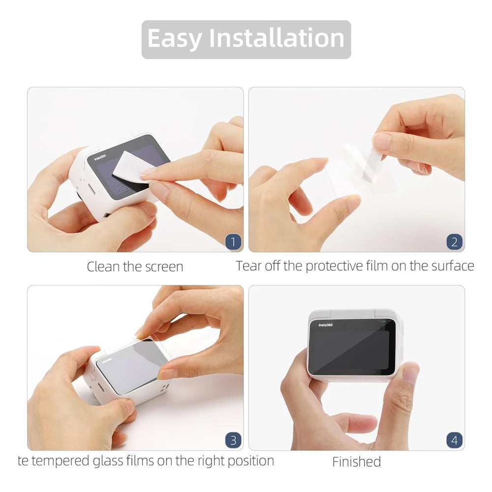 SUNNYLIFE G3S-BHM829 2Pcs for Insta360 GO 3 / GO 3S Camera Screen Protector Tempered Glass Film - 5