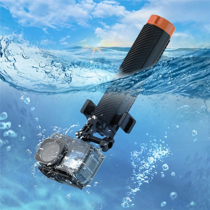 FLW006 Cold Shoe Interface Floating Hand Grip Diving Buoyancy Stick for Gopro / DJI Action / Insta360 Sport Camera - 5