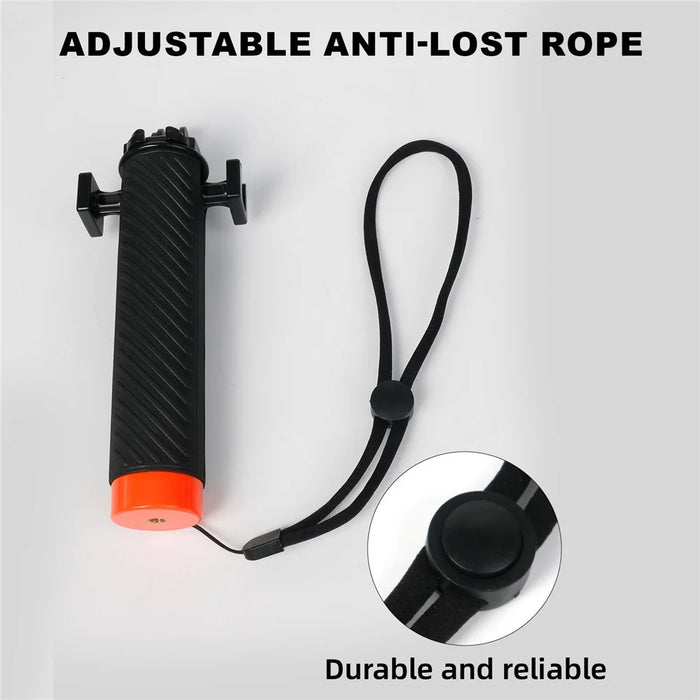 FLW006 Cold Shoe Interface Floating Hand Grip Diving Buoyancy Stick for Gopro / DJI Action / Insta360 Sport Camera - 6