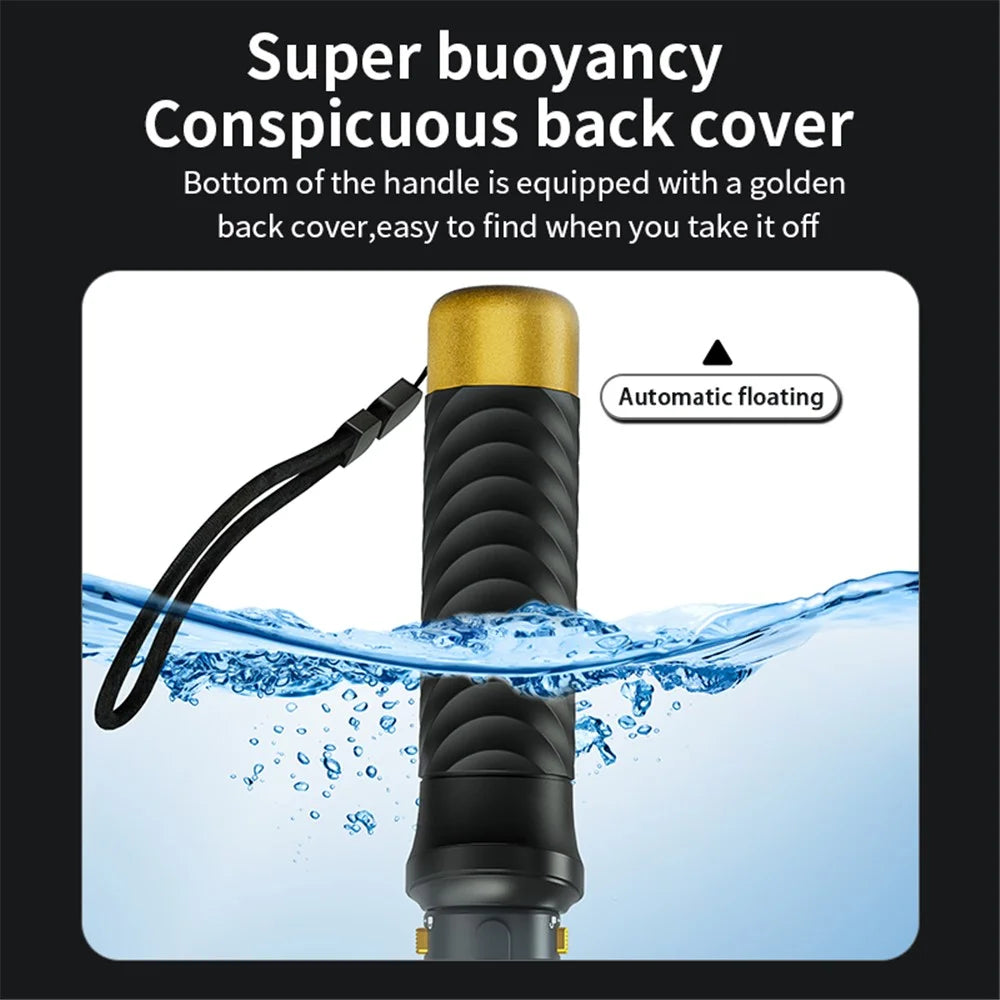 JX-FLB02-M For GoPro Hero 12 / 11 / 10 Action Camera Floating Hand Grip+Magnetic Base+Phone Holder - 3