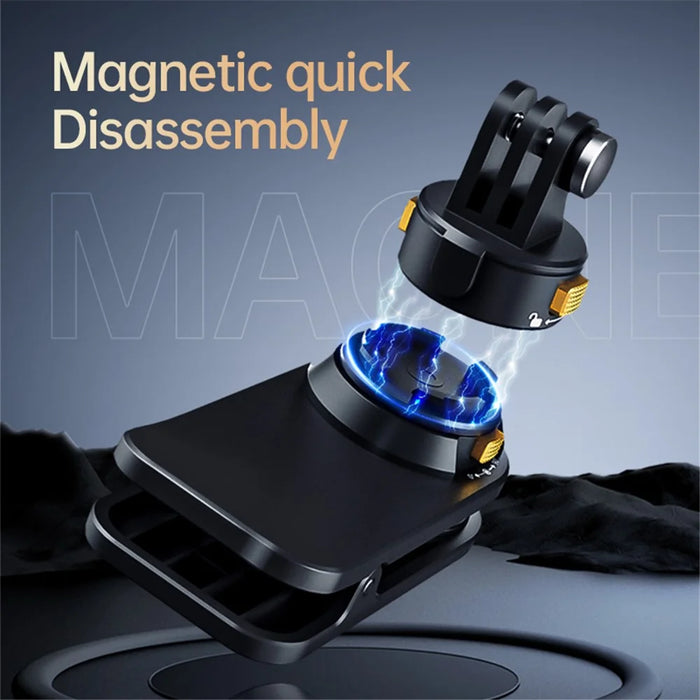 Gp-039 Clip to Backpack Camera Mount with Magnetic Quick Release Bracket for GoPro - 4