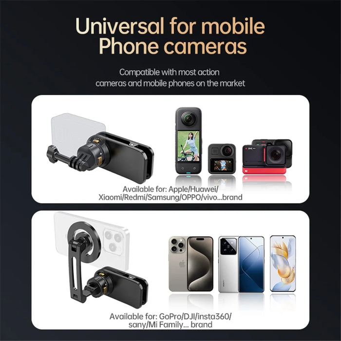 Gp-039 Clip to Backpack Camera Mount with Magnetic Quick Release Bracket for GoPro - 5