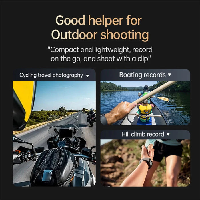 Gp-039 Clip to Backpack Camera Mount with Magnetic Quick Release Bracket for GoPro - 6