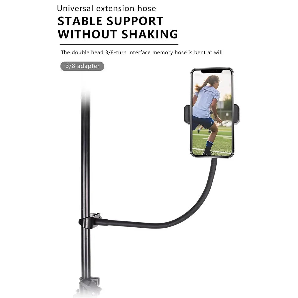X003 Metal Clamp Flexible Extension Hose Phone Holder for Photography Light Stand - 5