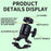 X029 Bicycle Action Camera Holder Aluminum Alloy Rotatable Bike Handlebar Camera Mount Adapter - 4