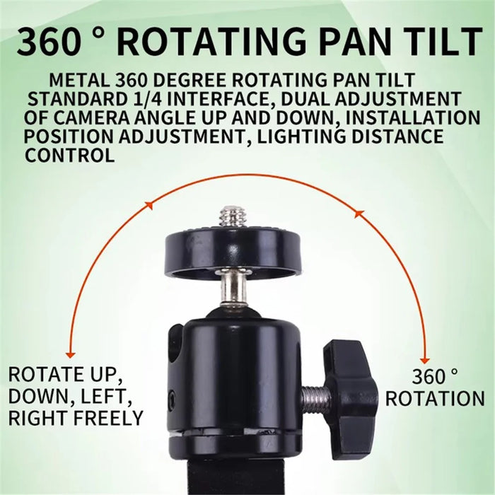 X029 Bicycle Action Camera Holder Aluminum Alloy Rotatable Bike Handlebar Camera Mount Adapter - 6