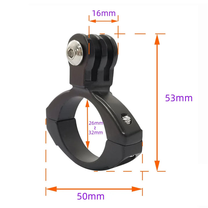 GP63 For GoPro Hero 8 / 7 / 6 / 5 Bicycle Mount Holder Bike Handlebar Action Camera O-Shape Clip Bracket - 7