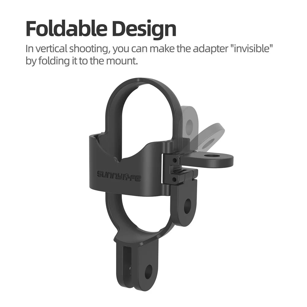 SUNNYLIFE G3S-ZJ843 For Insta360 GO 3S / GO 3 Vertical Horizontal Shooting Bracket Plastic Mount Adapter - 4