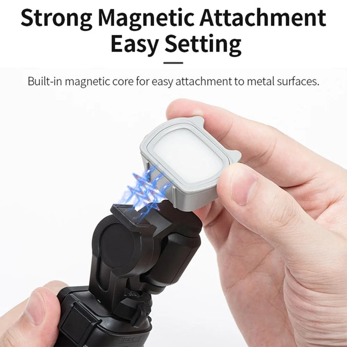 STARTRC 1140712 For DJI Osmo Pocket 3 Cat Ear Design LED Fill Light 3 Modes Magnetic Camera Fill Lamp - 5