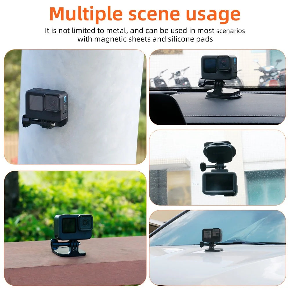 Magnetic Neck Mount Necklace Holder Lanyard Strap for Insta360 / DJI / GoPro Cameras - 5