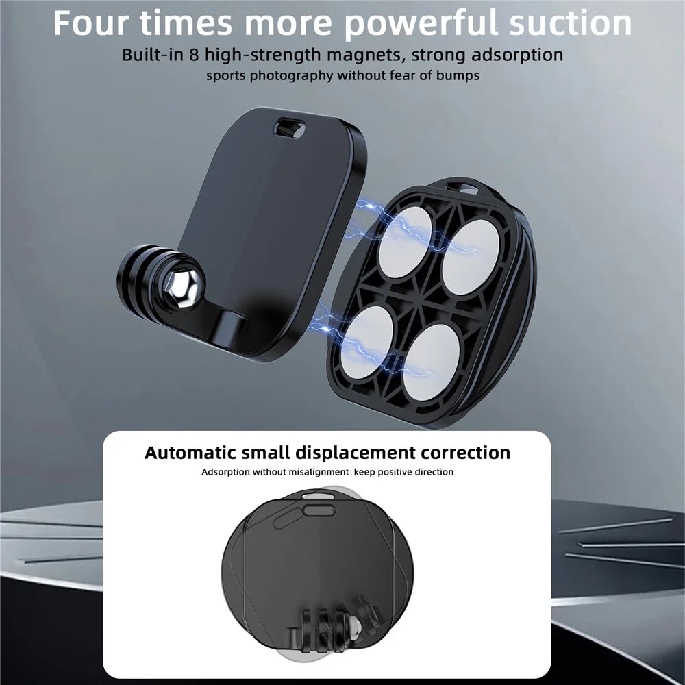 Magnetic Neck Mount Necklace Holder Lanyard Strap for Insta360 / DJI / GoPro Cameras - 6