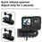 For GoPro / DJI / Insta360 Action Camera 360 Degrees Rotation Backpack Clip Camera Mount Bracket - 2