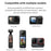 For GoPro / DJI / Insta360 Action Camera 360 Degrees Rotation Backpack Clip Camera Mount Bracket - 5