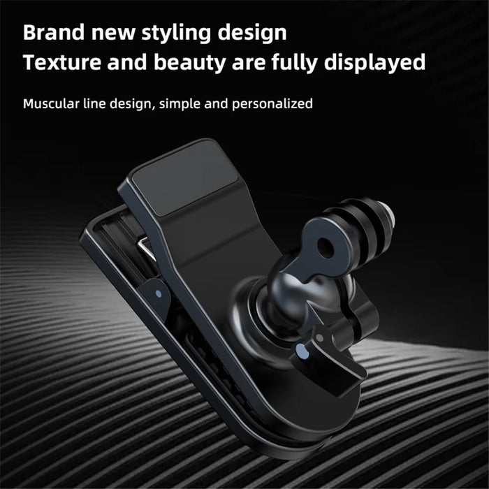 For GoPro / DJI / Insta360 Action Camera 360 Degrees Rotation Backpack Clip Camera Mount Bracket - 7