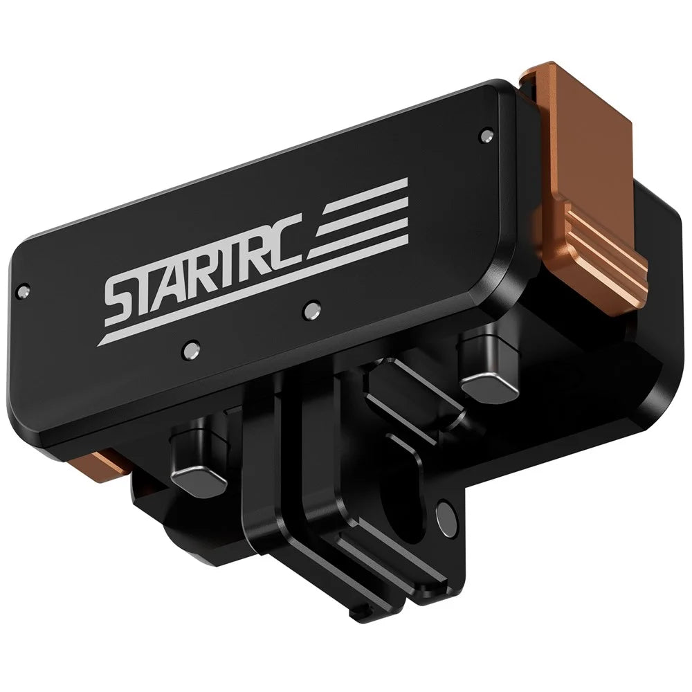 STARTRC 1146356 Expansion Adapter for DJI Osmo Action 4 / 3 Metal Magnetic Folding Expansion Base - 1