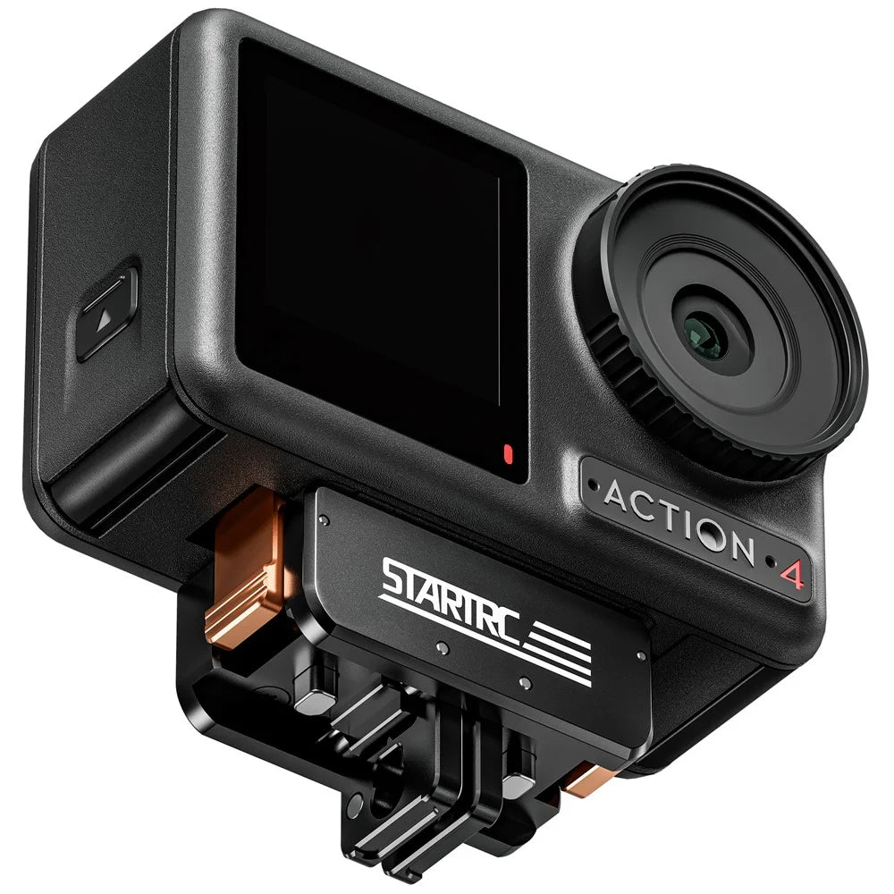 STARTRC 1146356 Expansion Adapter for DJI Osmo Action 4 / 3 Metal Magnetic Folding Expansion Base - 5