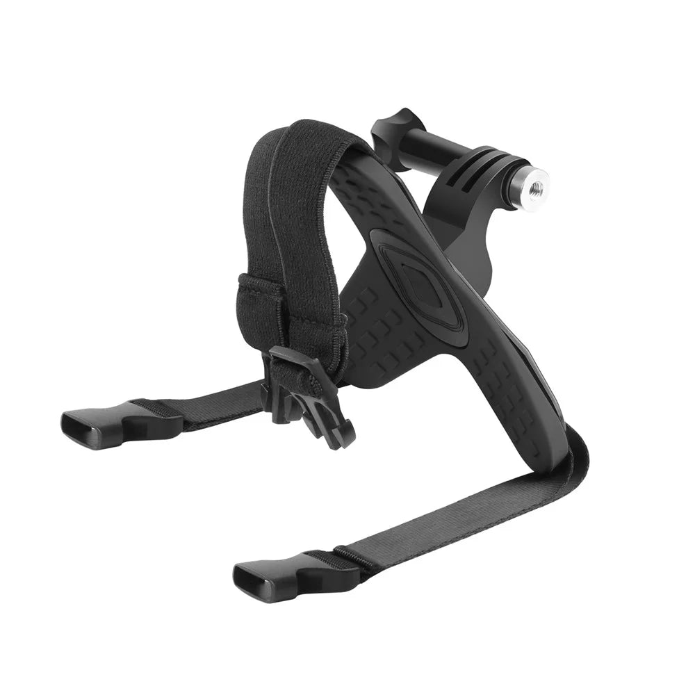 PULUZ PU579 For GoPro Hero 11 / 10 Sports Camera Motorcycle Helmet Mount Chin Bracket - Black - 2